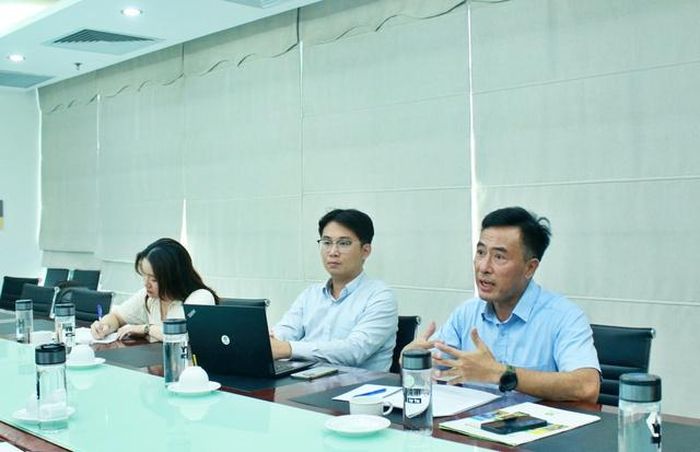 Đại diện Oxfam tại buổi làm việc.