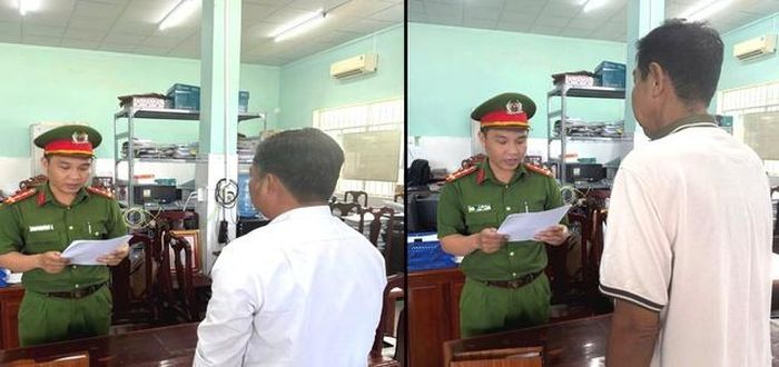 Cơ quan điều tra tống đạt các quyết định khởi tố bị can và áp dụng biện pháp cấm đi khởi nơi cư trú đối với Nguyễn Huy Cường, Danh Ngân.