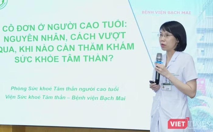 TS Nguyễn Thị Phương Mai thông tinh về tình hình cô đơn ở người cao tuổi