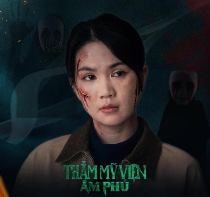 Thẩm Mỹ Viện Âm Phủ là dự án đánh dấu màn tái xuất điện ảnh của Ngọc Trinh sau thời gian dài vắng bóng. Ảnh: NSX. 