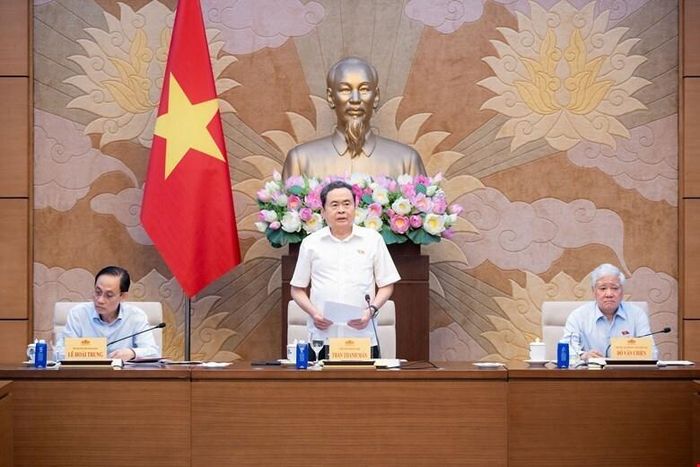 Chủ tịch Quốc hội nhấn mạnh, trong giai đoạn phát triển mới, đối ngoại không chỉ góp phần bảo vệ Tổ quốc từ sớm, từ xa mà còn phải trở thành động lực quan trọng của phát triển. Ảnh: Quochoi.vn