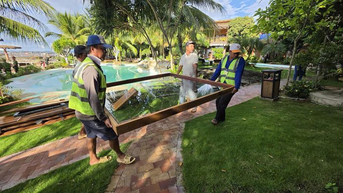 Lực lượng cưỡng chế thi hành nhiệm vụ