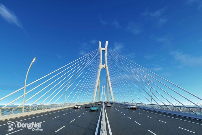 Dự án Cầu Cát Lái kết nối thành phố Đồng Nai với Thành phố Hồ Chí Minh được động thổ vào đầu năm 2026. Ảnh: phối cảnh cầu Cát Lái