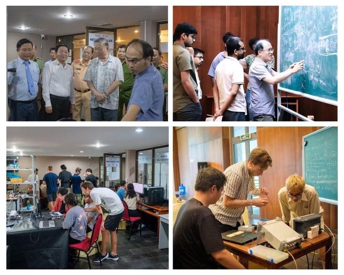 Các nhà khoa học trong nước và quốc tế thực hiện nghiên cứu trong lĩnh vực Khoa học Vật lý. Ảnh: ICISE