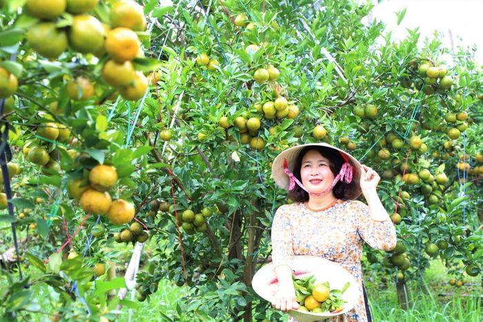 Bà Nguyễn Thị Mai, nông dân xuất sắc được vinh danh năm 2023