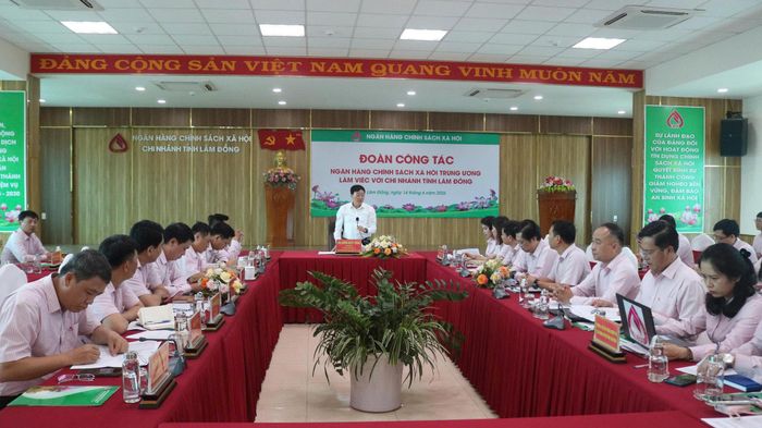 Quang cảnh buổi làm việc