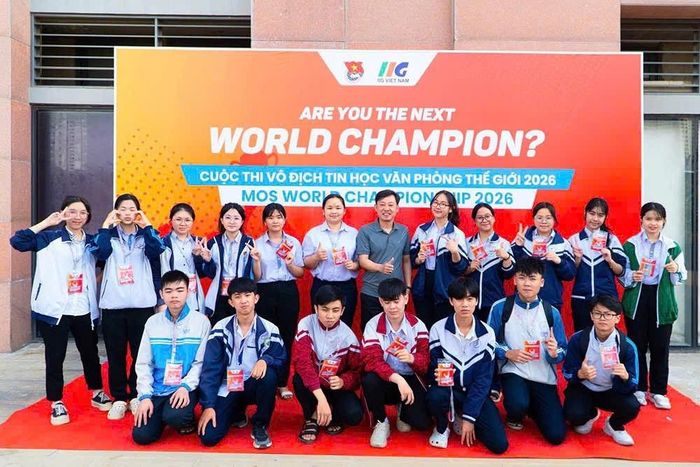 Đoàn học sinh Lâm Đồng tham dự vòng loại quốc gia Cuộc thi MOS World Championship năm 2026