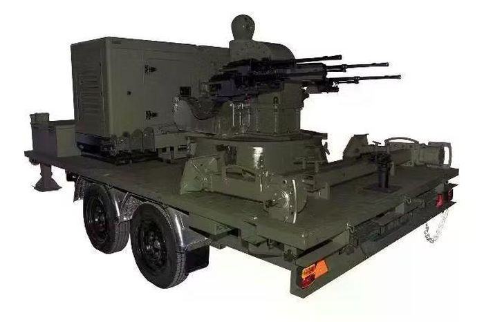 Hệ thống Zubr là một module pháo phòng không có cấu tạo khá đơn giản.