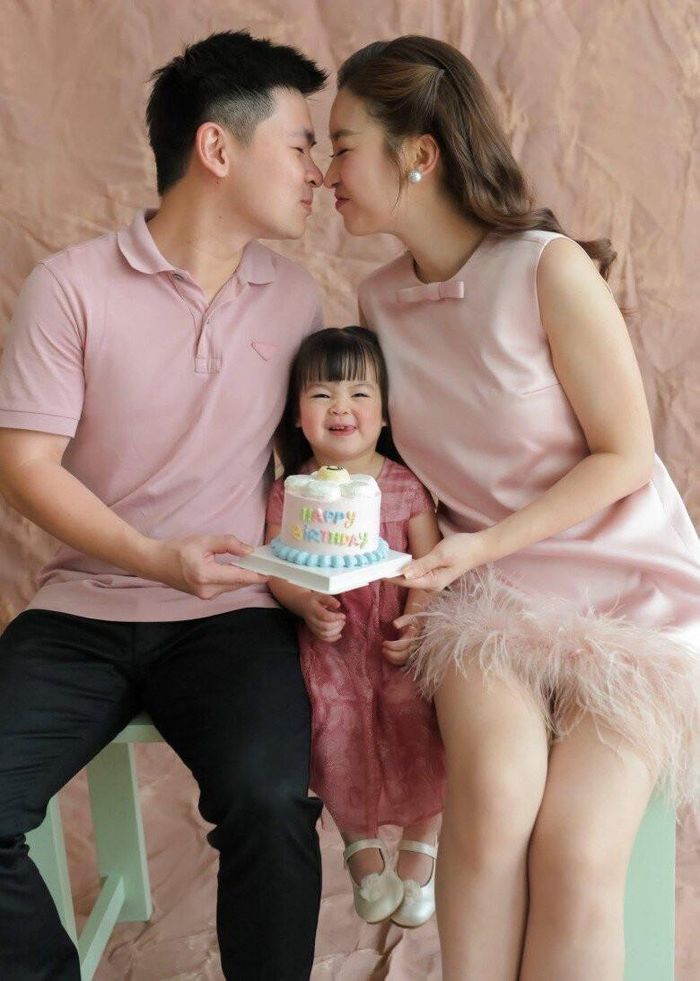 Gia đình hạnh phúc của Đỗ Mỹ Linh và Đỗ Vinh Quang.