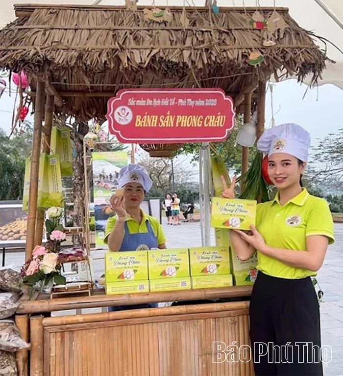 Đặc sản bánh sắn Phong Châu đã được công nhận sản phẩm OCOP.