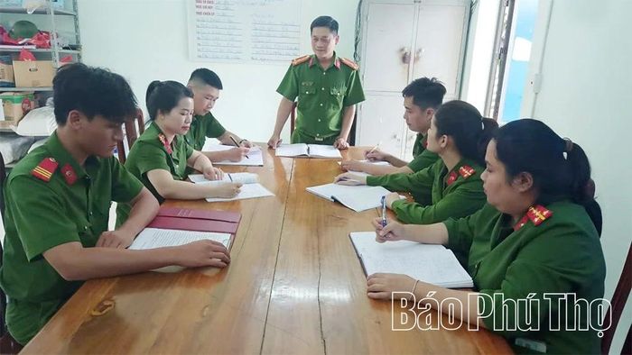 Thượng tá Nguyễn Quang Hà, Trưởng phân trại quản lý phạm nhân, Trại tạm giam số 3 triển khai nhiệm vụ giáo dục, quản lý phạm nhân chấp hành án.