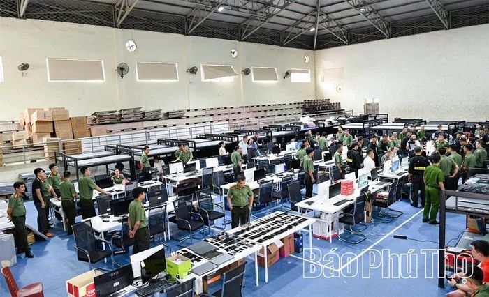Công an tỉnh kịp thời ngăn chặn nhóm đối tượng lừa đảo xuyên quốc gia âm mưu thiết lập trung tâm hoạt động tại Việt Nam (Nguồn: Công an tỉnh)