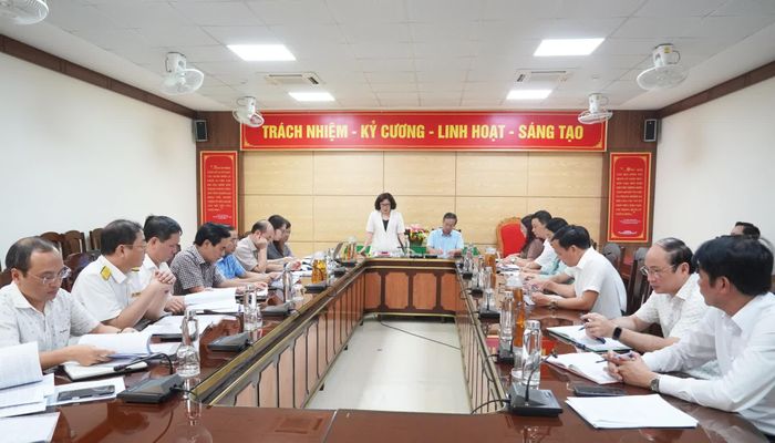 Quang cảnh buổi làm việc - Ảnh: Nh.V