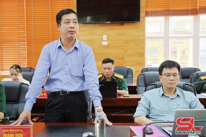 Đại diện phường Mộc Châu phát biểu tại hội nghị.