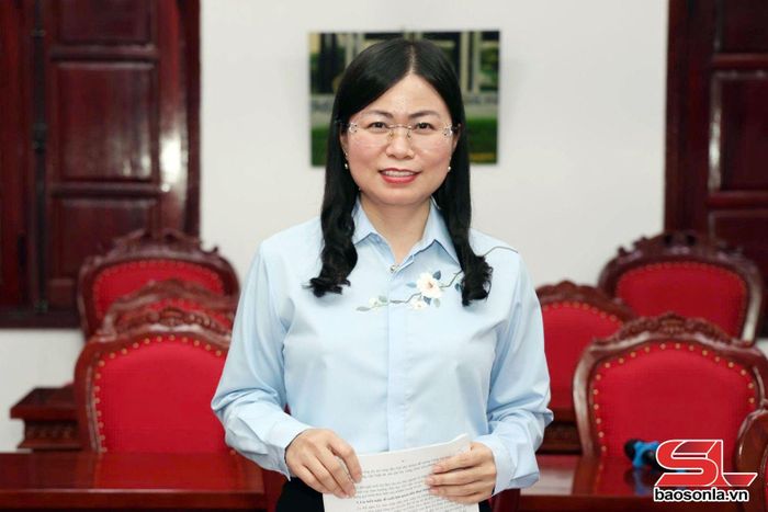 Lãnh đạo Đảng ủy xã Bắc Yên phát biểu tại cuộc giám sát.