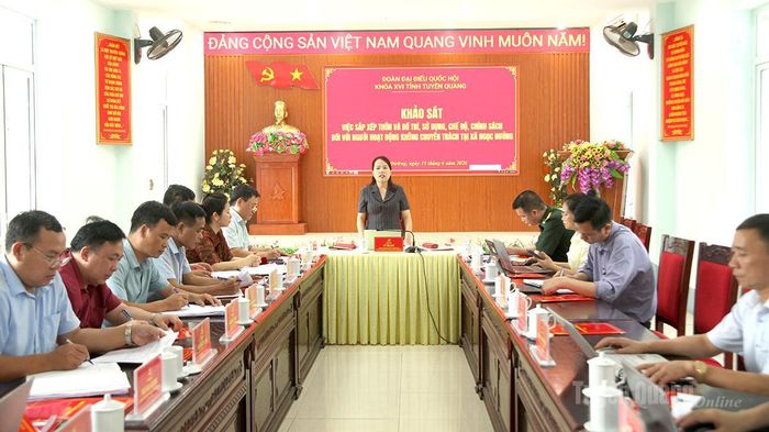 Toàn cảnh buổi khảo sát.
