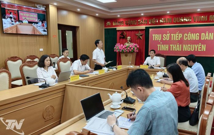 Buổi tiếp công dân được tổ chức theo hình thức trực tuyến, kết nối với điểm cầu xã Ba Bể và xã Đồng Hỷ.