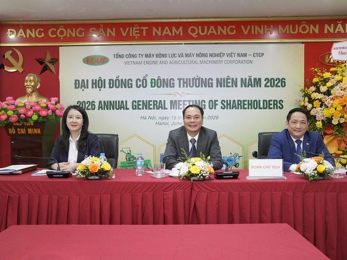 Đoàn Chủ tịch điều hành Đại hội đồng cổ đông thường niên năm 2026 của VEAM.