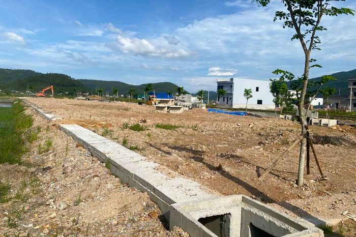 Hạ tầng khu tái định cư Song Sơn ở xã Tân Châu, tỉnh Nghệ An đã cơ bản hoàn thành (Ảnh: Sỹ Hòa).