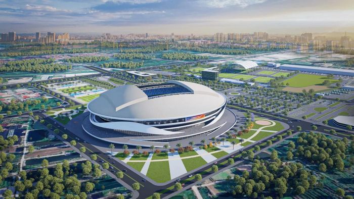 Khi hoàn thành, sân vận động PVF không chỉ bổ sung một công trình thể thao quy mô lớn cho Hưng Yên mà còn góp phần nâng cao chất lượng hạ tầng thể thao quốc gia. Với sức chứa lớn, thiết kế hiện đại và khả năng tổ chức các sự kiện quốc tế, công trình được kỳ vọng thúc đẩy hoạt động dịch vụ, thương mại và du lịch tại khu vực Văn Giang nói riêng, Hưng Yên nói chung (Ảnh: Phối cảnh Sân vận động PVF)