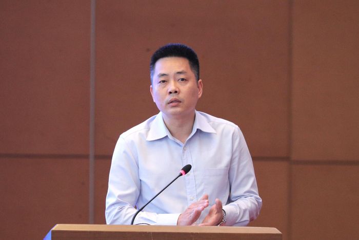 Phó Giám đốc Sở Công Thương thành phố Hải Phòng Phạm Tuấn Hải phát biểu
