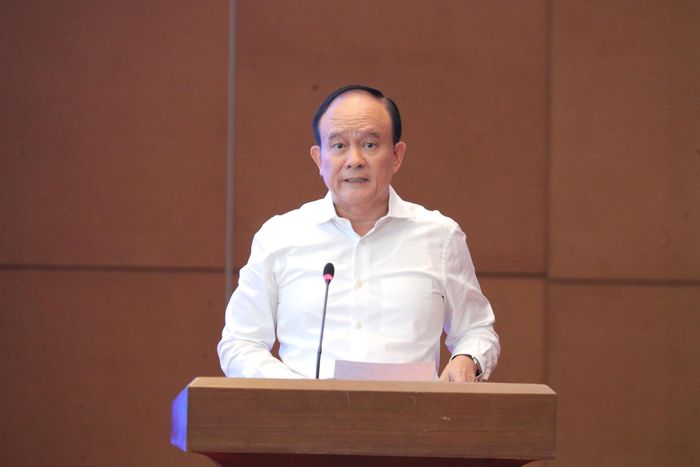 Phó Trưởng Ban Chính sách, Chiến lược Trung ương Nguyễn Ngọc Tuấn phát biểu