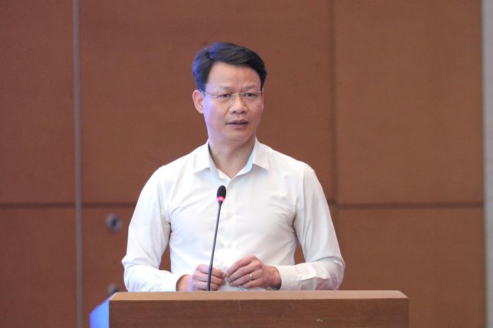 Phó Cục trưởng Cục Công nghiệp, Bộ Công thương Phạm Văn Quân phát biểu
