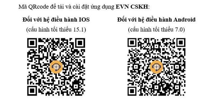 Khách hàng quét mã QR để tải và cài đặt ứng dụng “EVN CSKH” trên thiết bị di động, phục vụ trải nghiệm dịch vụ điện tiện lợi và đồng bộ. Ảnh: Văn Nam
