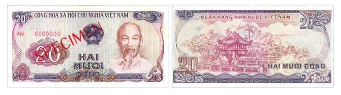 Tiền giấy 20 đồng, 1985