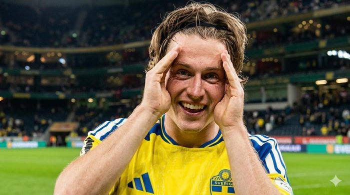 Mattias Svanberg ghi bàn khi vừa được vào sân thay người