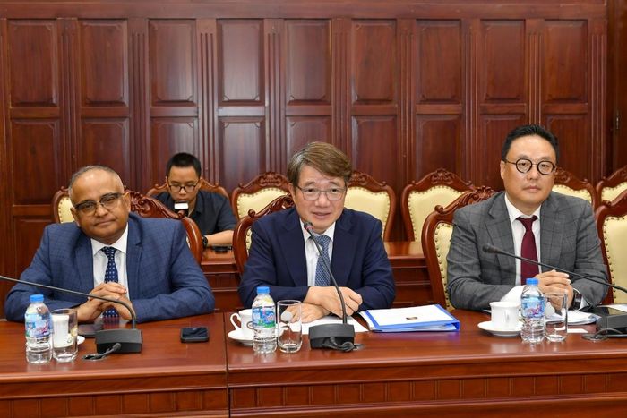 Ông Dongil Kim, Giám đốc Nhóm nước tại ADB phát biểu tại buổi tiếp