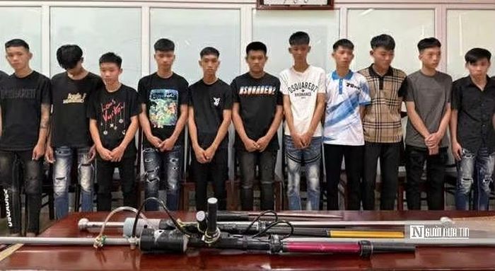 Một số thanh, thiếu niên trong vụ gây rối trật tự công cộng bị Cơ quan Cảnh sát điều tra Công an TP Huế khởi tố.