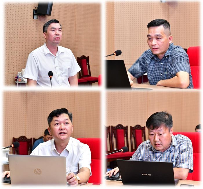Báo cáo viên của KTNN khu vực I phổ biến, cập nhật các nội dung mới trong các Luật. Ảnh: N.Ly