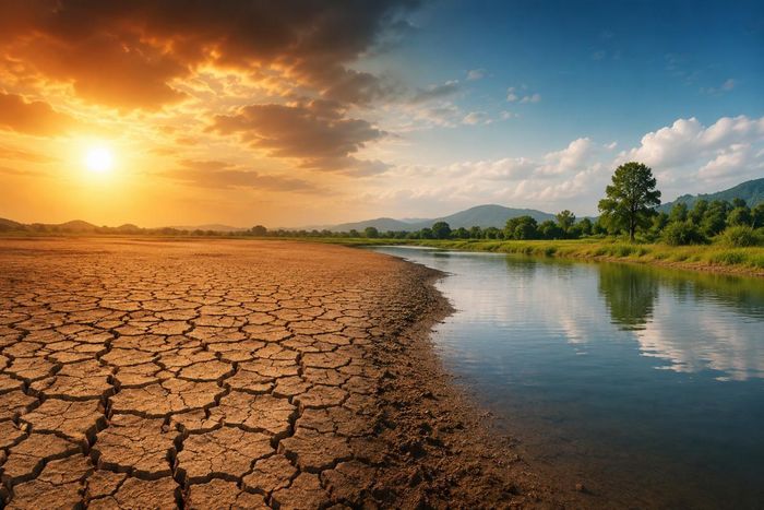 El Nino được dự báo tiếp tục mạnh lên từ nay đến cuối năm 2026, làm gia tăng nguy cơ hạn hán, thiếu nước và xâm nhập mặn tại nhiều khu vực trên cả nước. Ảnh: minh họa