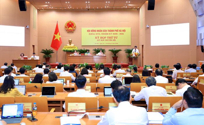 Quang cảnh phiên họp chiều 15-6. Ảnh: Thành Thái