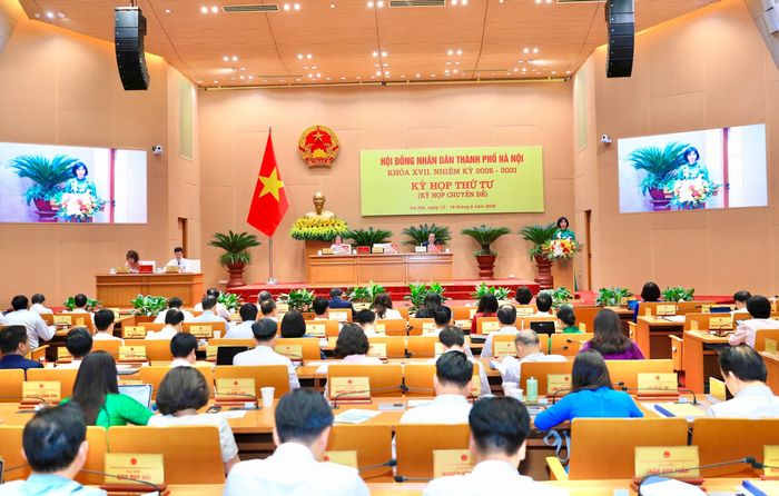 Quang cảnh phiên bế mạc kỳ họp. Ảnh: Thành Thái