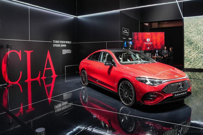 Mercedes-Benz CLA electric đã có mặt tại nhiều thị trường ngoài nước. Ảnh: Hoàng Linh