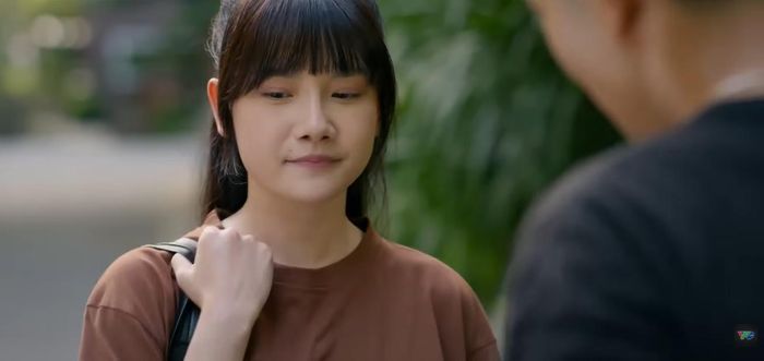 Lời động viên của Tuyết Lan khiến Cương thích thú và hứa sẽ cố gắng học tốt. Ảnh VTV