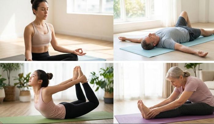 Các tư thế yoga tác động trực tiếp lên vùng bụng, kích thích hoạt động của tuyến tụy và các cơ quan nội tạng liên quan đến chuyển hóa đường.