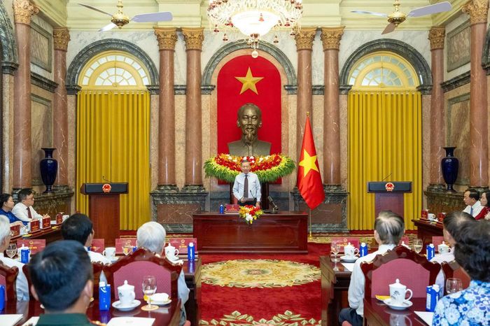 Quang cảnh buổi gặp mặt. Ảnh: Việt Trung