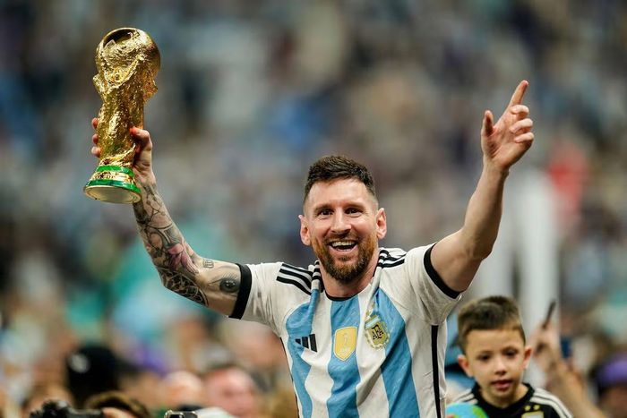  Argentina của Lionel Messi đang là đương kim vô địch thế giới. ẢNH: MIRROR/GETTY 