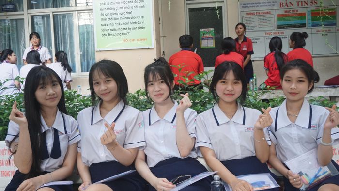 Thí sinh tham dự kỳ thi tốt nghiệp THPT tại TP.HCM. Ảnh: NGUYỄN QUYÊN