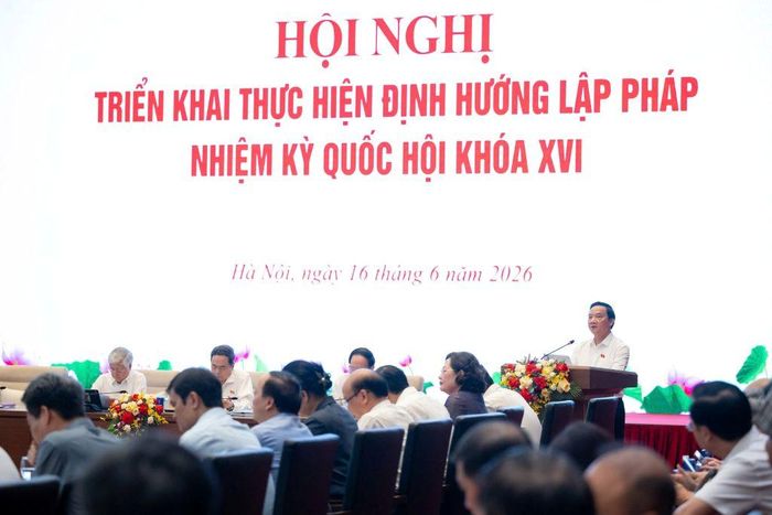 Hội nghị có đầy đủ đại diện các cơ quan của Quốc hội, Chính phủ và một số chuyên gia. Ảnh: QH