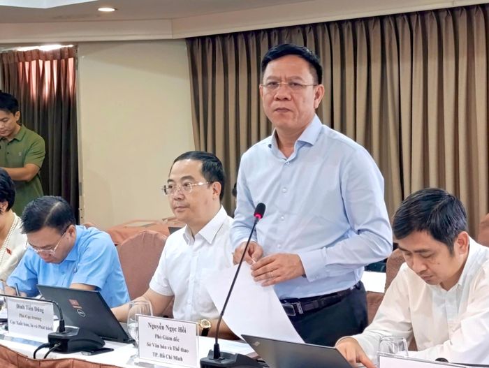  Ông Nguyễn Ngọc Hồi, Phó Giám đốc Sở Văn hóa và Thể thao TP.HCM. Ảnh: THÀNH LUÂN 
