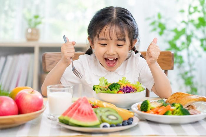 Trẻ em sẽ vô cùng thích thú trước những món ăn được bày biện đẹp mắt