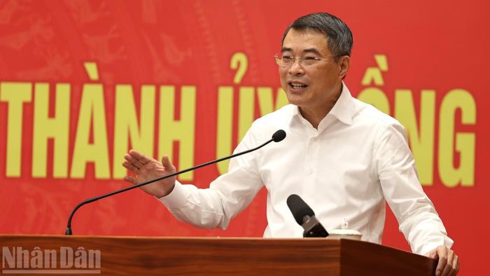Thủ tướng Chính phủ Lê Minh Hưng phát biểu chỉ đạo kết luận buổi làm việc với Ban Thường vụ Thành ủy Đồng Nai chiều 13/6.