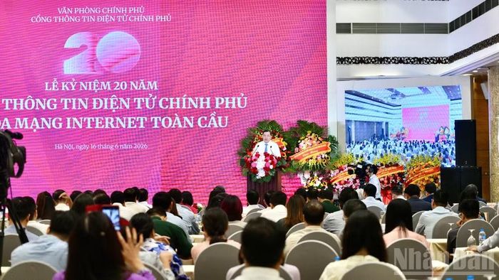  Quang cảnh buổi lễ. (Ảnh: THANH GIANG) 