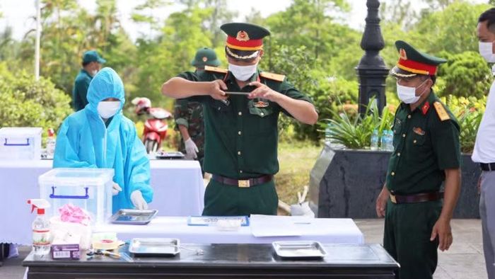 Việc lấy mẫu và số hóa thông tin hài cốt liệt sĩ được triển khai quyết liệt nhưng luôn bảo đảm thận trọng, khoa học.