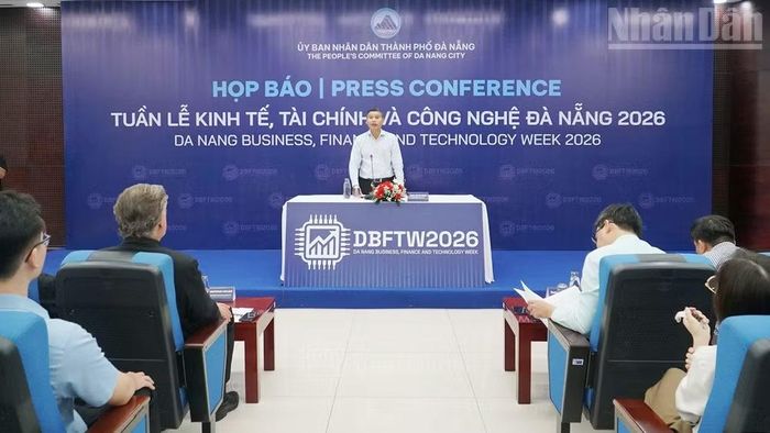 Đà Nẵng họp báo giới thiệu Tuần lễ Kinh tế, Tài chính và Công nghệ năm 2026.