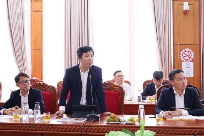 Đại diện T&T Group trình bày đề xuất đầu tư tại sự kiện.